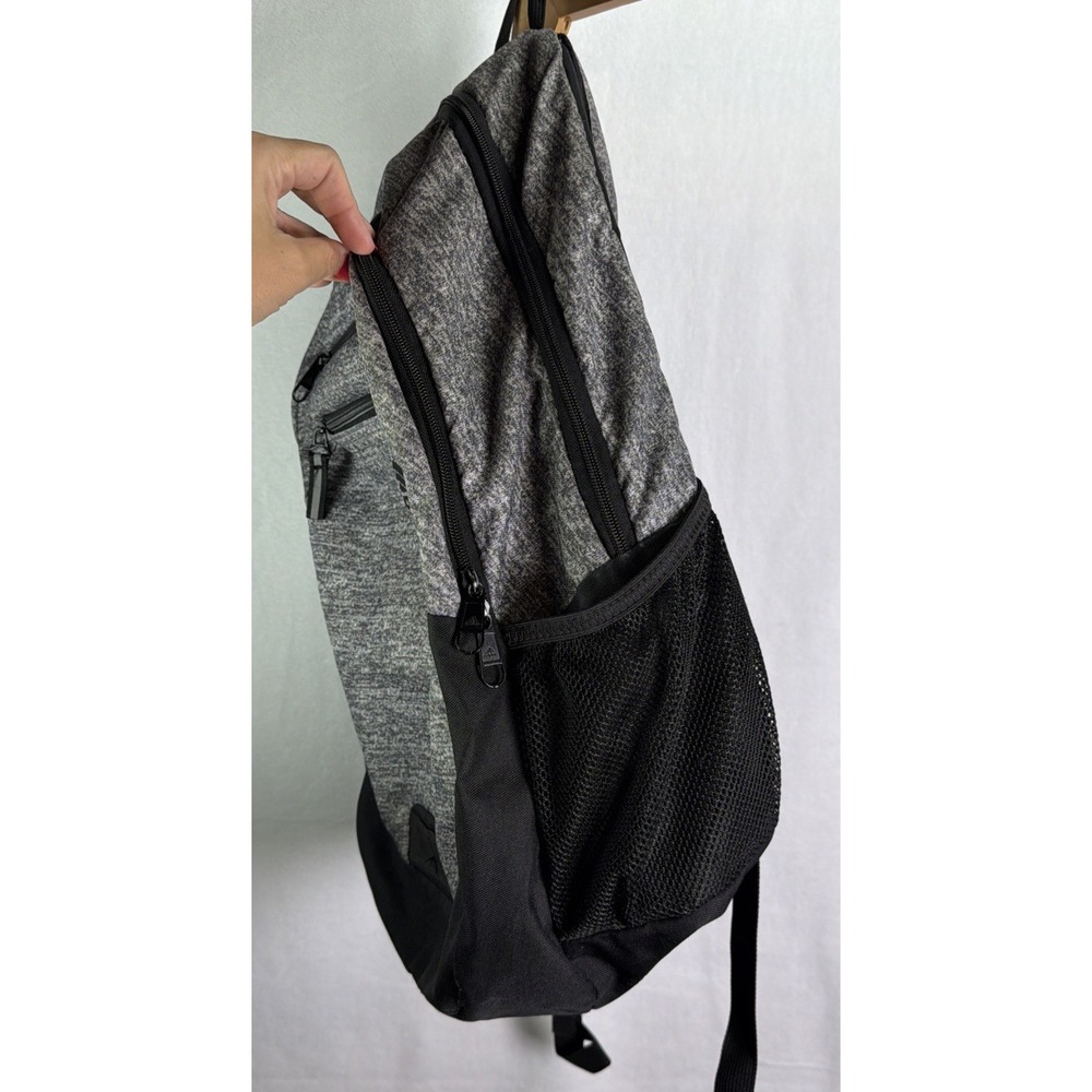 Adidas Grey Soccer Backpack Athletic Sports Bag Durable Lightweight Travel Gear - Picture 3 of 12
